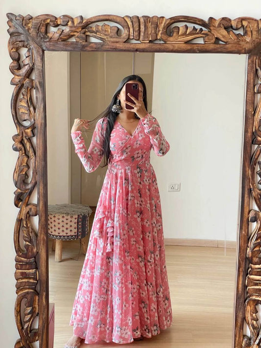 Cool Cloths Present Pretty Latest Women Gowns ( Pink )