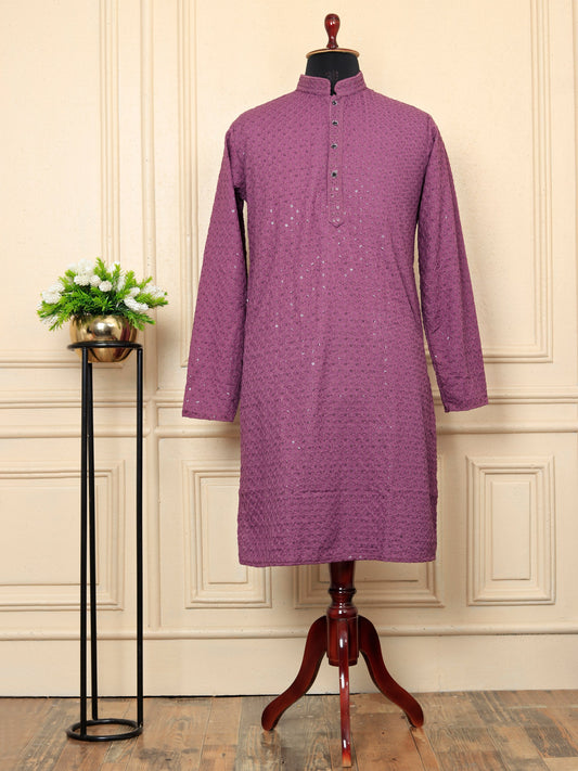 COOL CLOTH Presenting Men's Traditional & heavy Mens's kurta (Light Magenta)